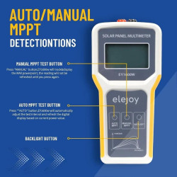 Solar Panel Multimeter ELEJOY EY1600W Voltage 12-60V Max Power 1600W Measure PV MPPT Power Output